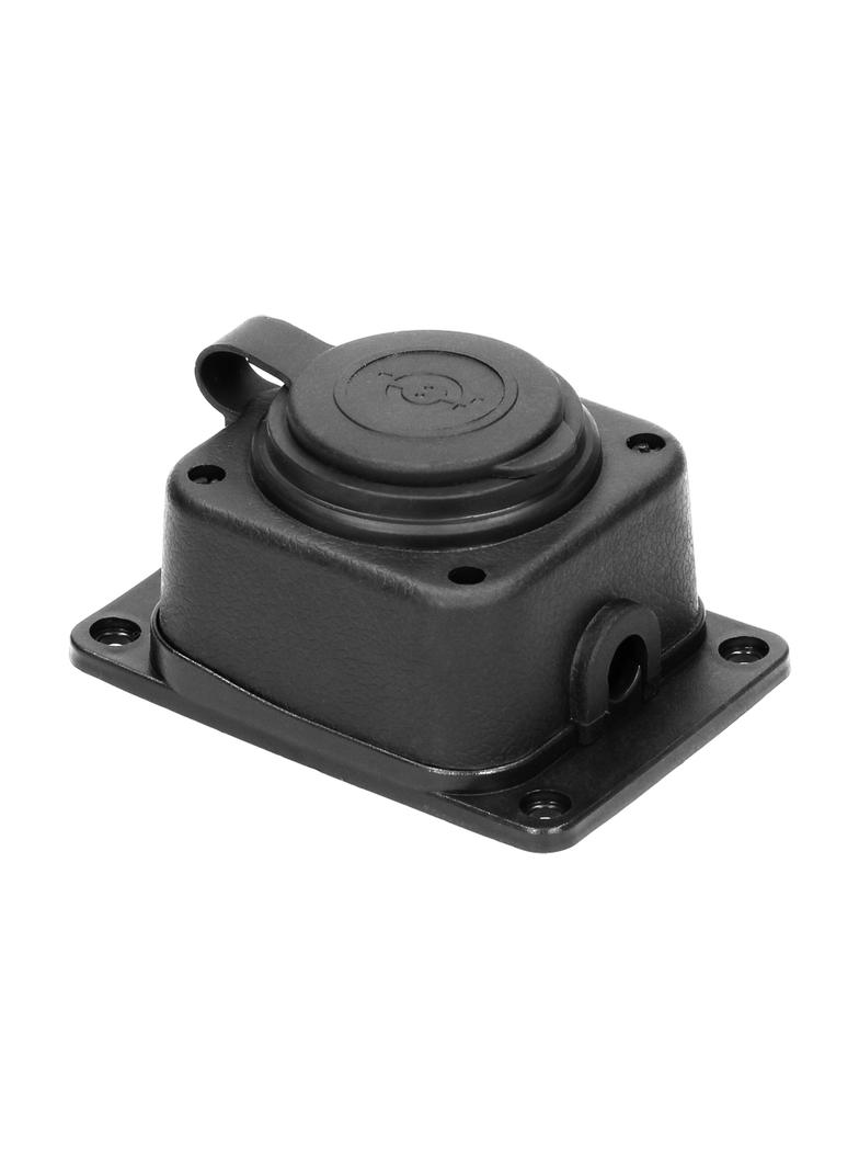 Rozgałęźnik bryzgoszczelny i odporny na uderzenia IP44 1 gniazdo 16A 230V AC gumowy uniep OR-AE-1316