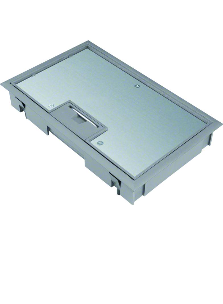 tehalit.VE-EE Pokrywa uchylna płytki montaż E04 147X247 5mm stal szary PA KDE04057011 HAGER