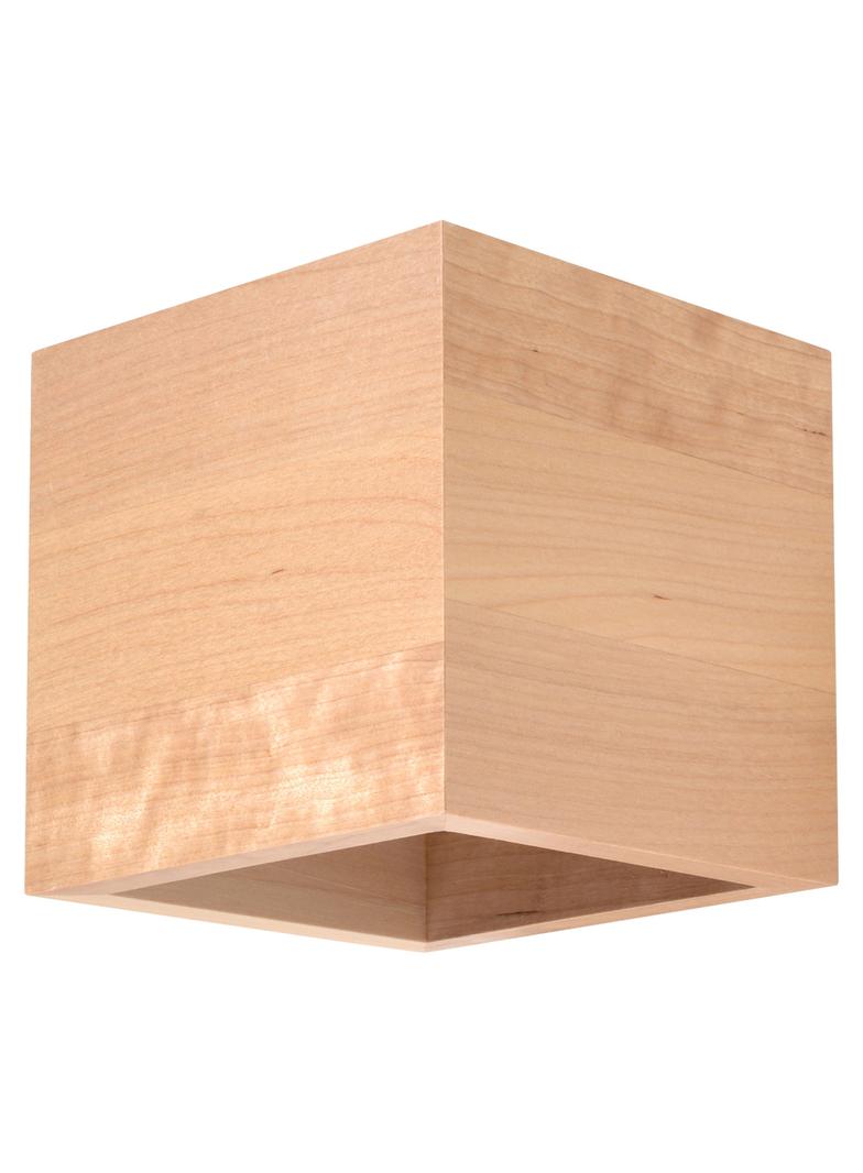 Kinkiet QUAD naturalne drewno