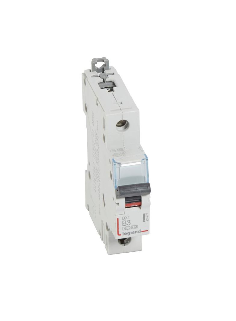 Wyłącznik Nadprądowy S 301 1P B3A 6kA DX3 407427 LEGRAND