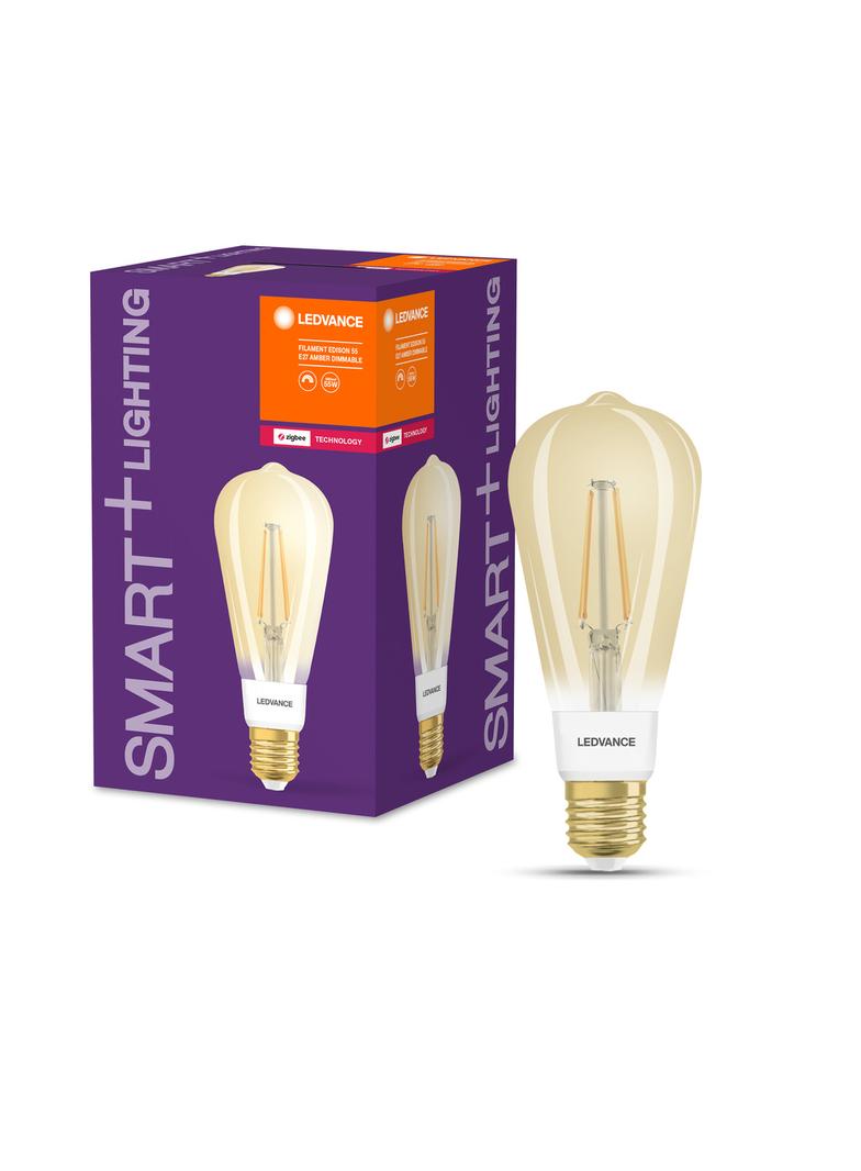 Lampa LED SMART+ ZB CL Edison Gold DIM 52 yes 6W/824 E27