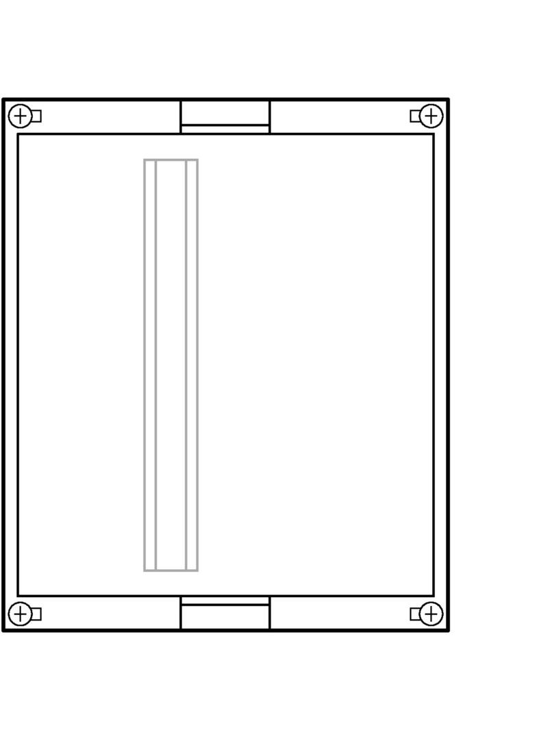 univers N Blok dla zacisków szeregowych pionowych 300x250mm UD21A2 HAGER