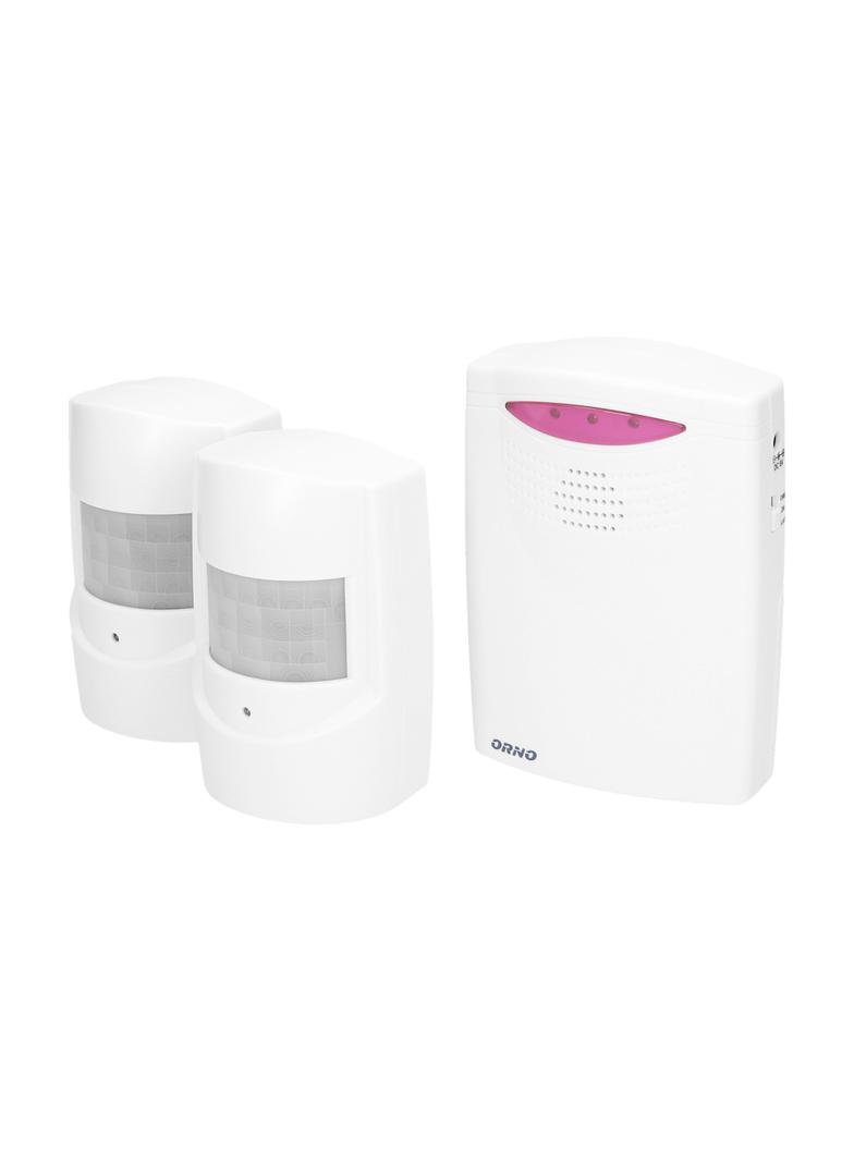 Zestaw czujników ruchu z sygnalizacją bezprzewodową IP44,120m learning system bateryjny OR-MA-710 OR
