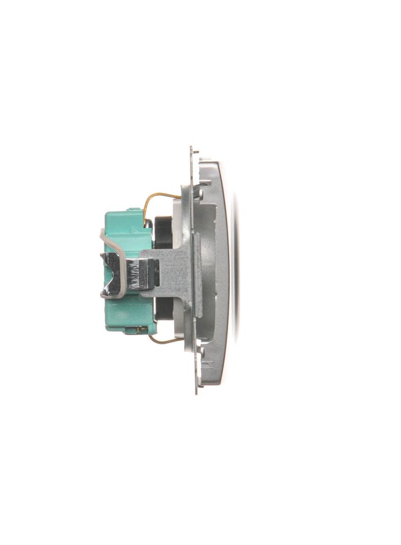 Simon Basic Gniazdo wtyczkowe z uziemieniem Schuko z przesłonami torów prądowych16A 250V zaciski śrubowe srebrny mat BMGSZ1Z.01/43 BMGSz1z.01/43 KONTAKT