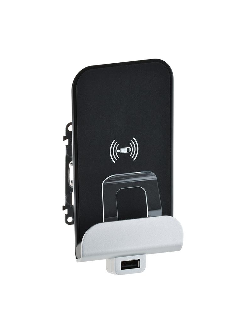 INDUKCYJNA STACJA ŁADUJĄCA 5 V - 1000 mA + USB 5 V - 2400 mA, Legrand