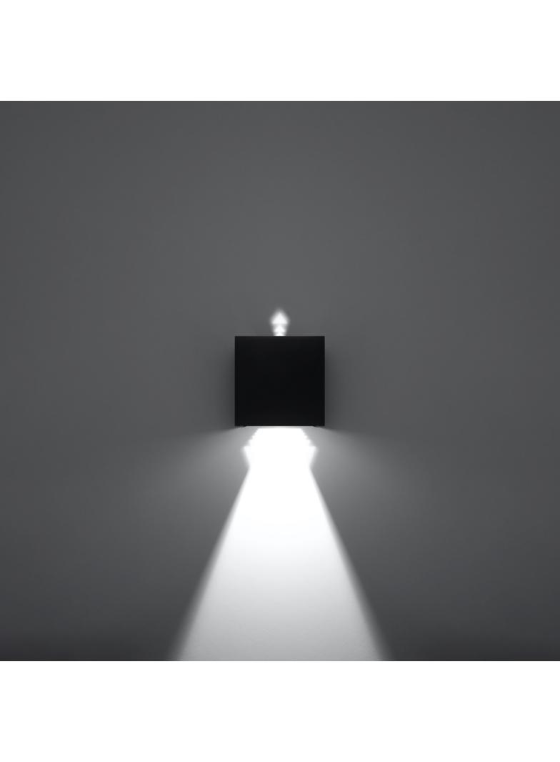 Sollux Kinkiet LUCA czarny LED IP54 SL.0545