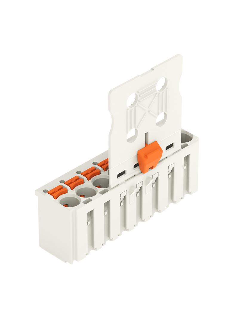 Gniazdo picoMAX raster 5mm 8‑biegunowe z płytką uchwytową i suwakiem 2092‑1108/002‑000 /50szt./ WAGO