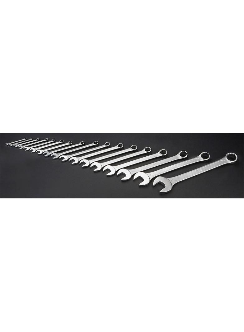 Klucze płasko-oczkowe 8-32 mm, zestaw 17 szt.