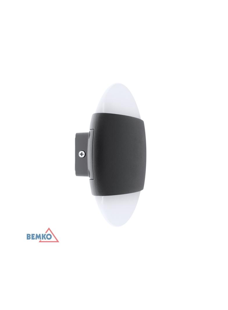 OPRAWA ELEWACYJNA VALANT 10W 4000K 850LM IP65 160X56MM OKRAGŁA GRAFIT