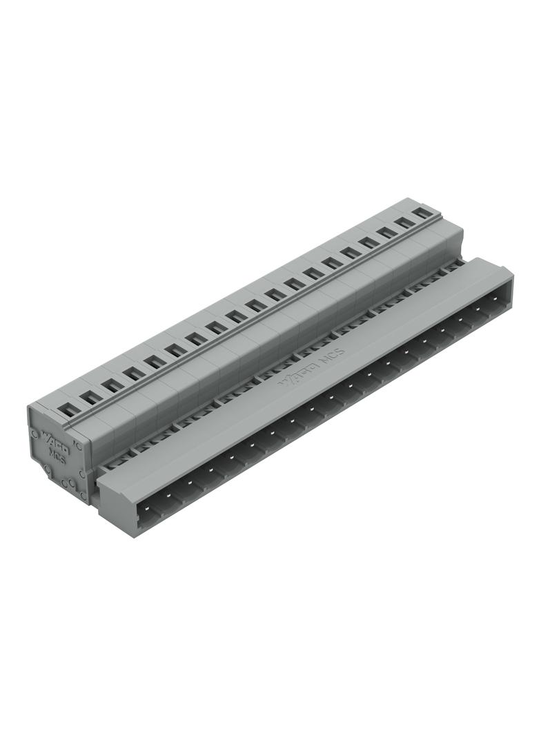 MCS-MIDI Classic wtyk 19-bieg. szary raster 5 mm /10szt./ WAGO