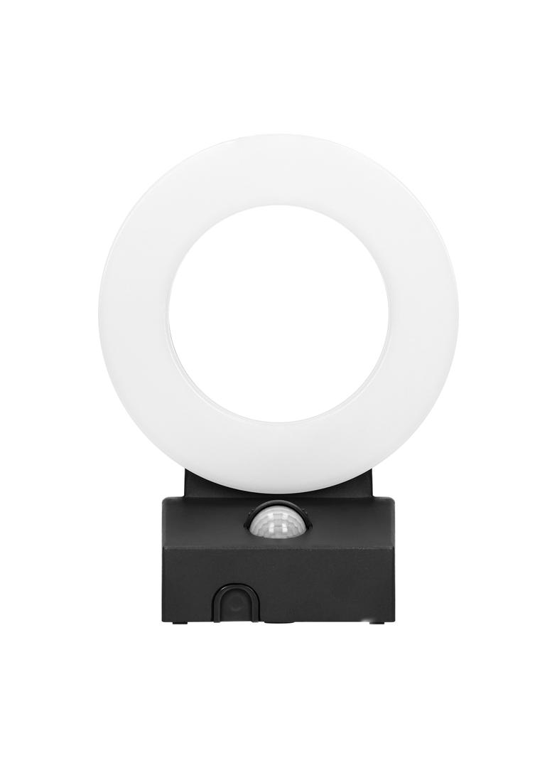 HOWLIT LED 20W oprawa ogrodowa z czujnikiem ruchu 1800lm IP65 4000K czarna AD-OP-6205BLPMR4 ORNO