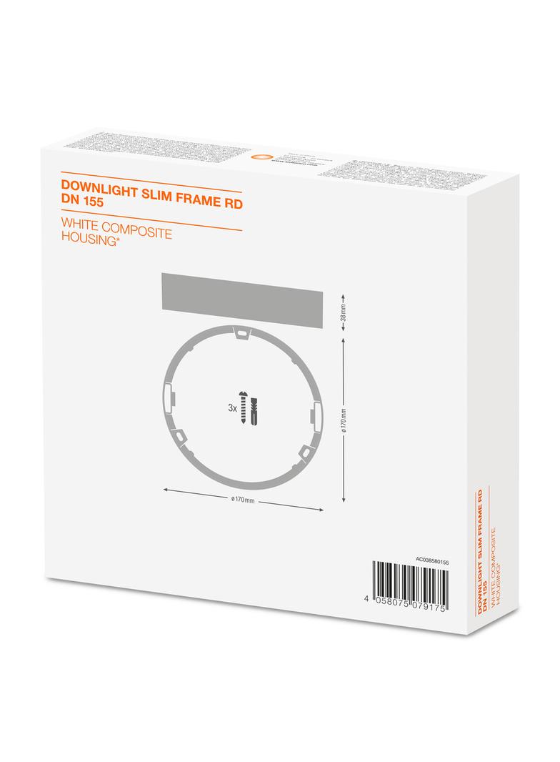 Ramka DOWNLIGHT SLIM FRAME DN155 WT