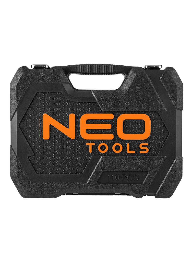 Zestaw kluczy 110 elementów 1/2",1/4", satynowy