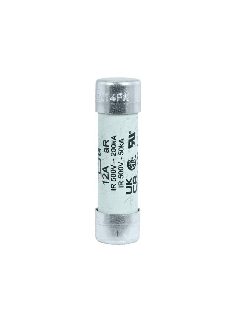 12A 500V AC UL 14x51mm FERRULE FUSE Wkładka szybka 12A AC 500V 14x51 mm aR UL FWH-12A14F EATON