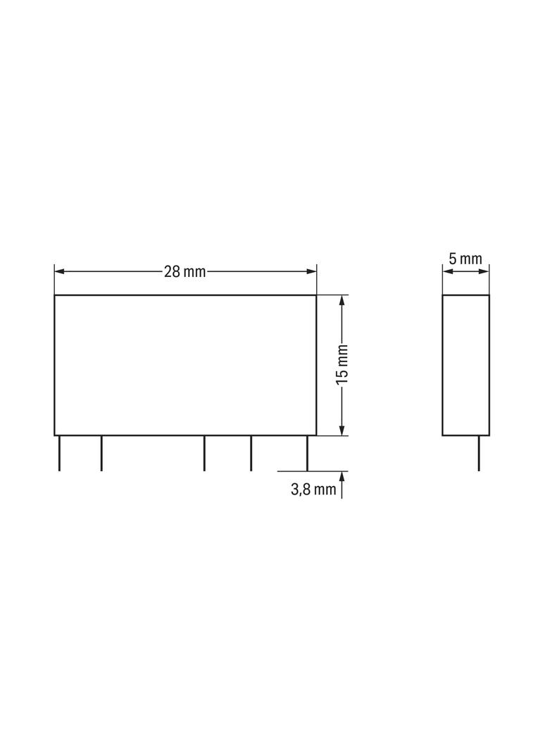przekaźnik 60V DC 1p