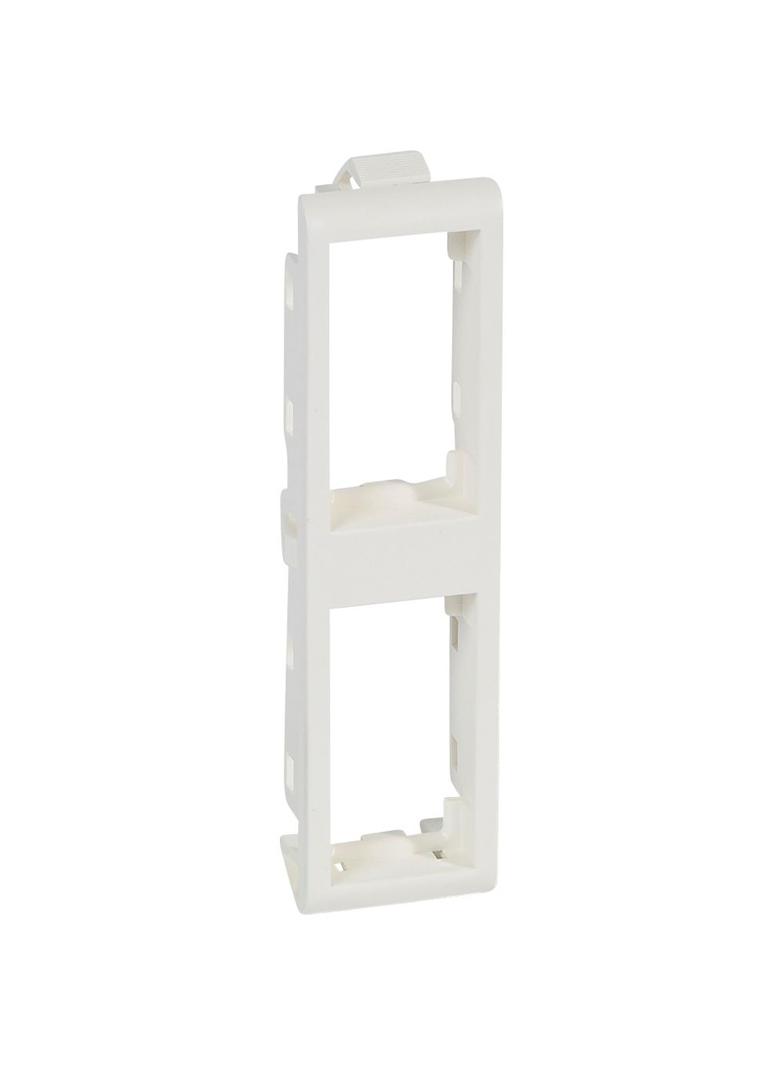 MOSAIC UCHWYT DO WĄSKICH ŚCIANEK - 2X1 MODUŁ PIONOWO BIAŁY DO NR. REF. 0800 10, Legrand