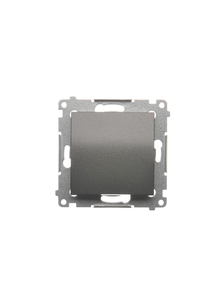 Simon 54 Łącznik krzyżowy bez piktogramu 16A 250V zaciski śrubowe antracyt DW7A.01/X/48 KONTAKT