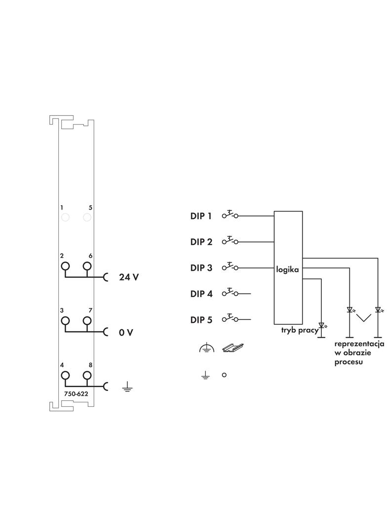 moduł rezerwujący kanały dwustanowe