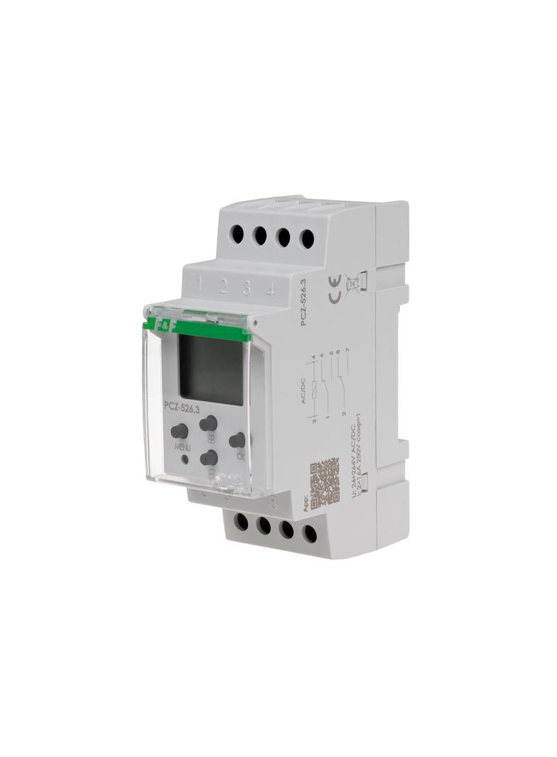 zegar sterujący programowalny, astronomiczny z programowalną przerwą nocną, 2-kanałowy