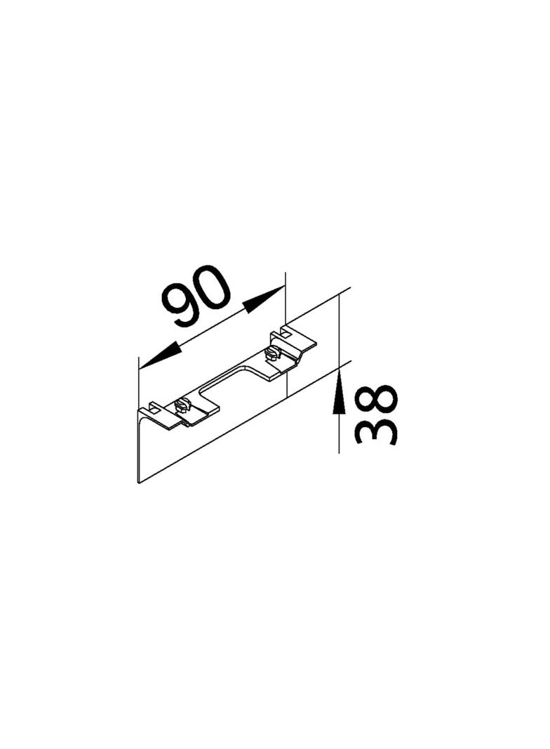 tehalit.SL Maskownica nośnika 20x115 fi 60 czarny SL20115AC9011 HAGER