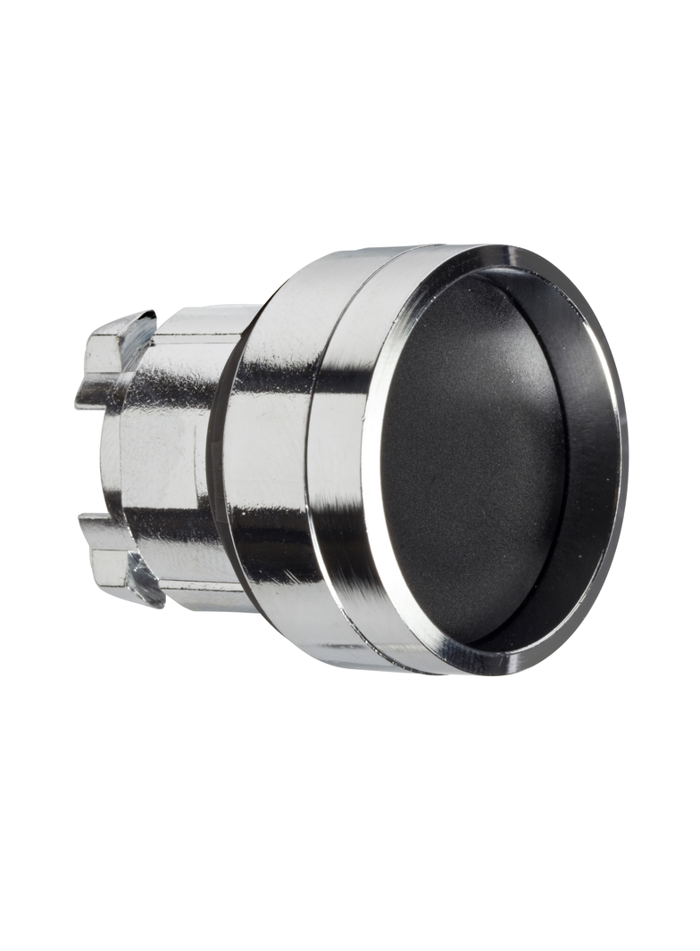 Harmony XB4 Przycisk wpuszczony czarny samopowrotny bez podśw. metalowy bez oznaczenia