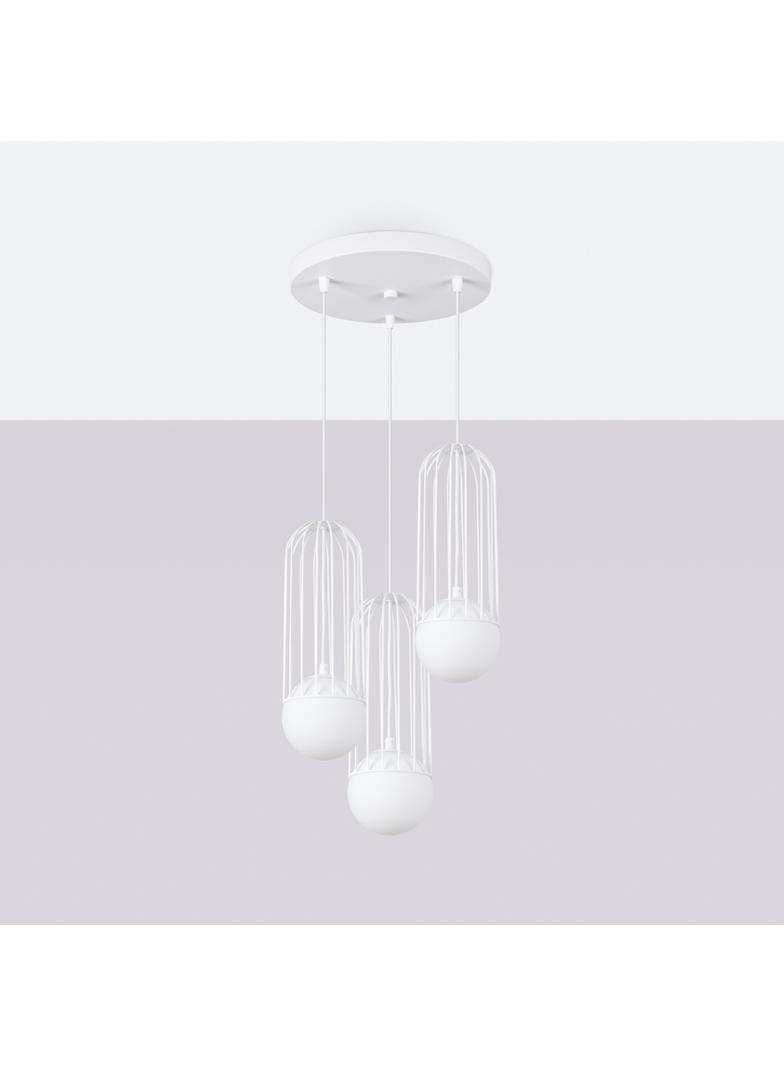 Lampa wisząca BRINA 3P biała