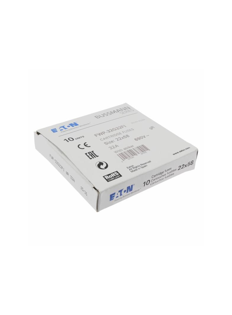 32A 690V AC gR 22X58mm FUSE WITH STRIKER Wkładka szybka 32A AC 690V 22x58 gR IEC UL wybij FWP-32G22F