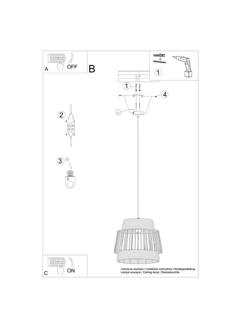 Sollux Lampa wisząca BRILO SL.1253