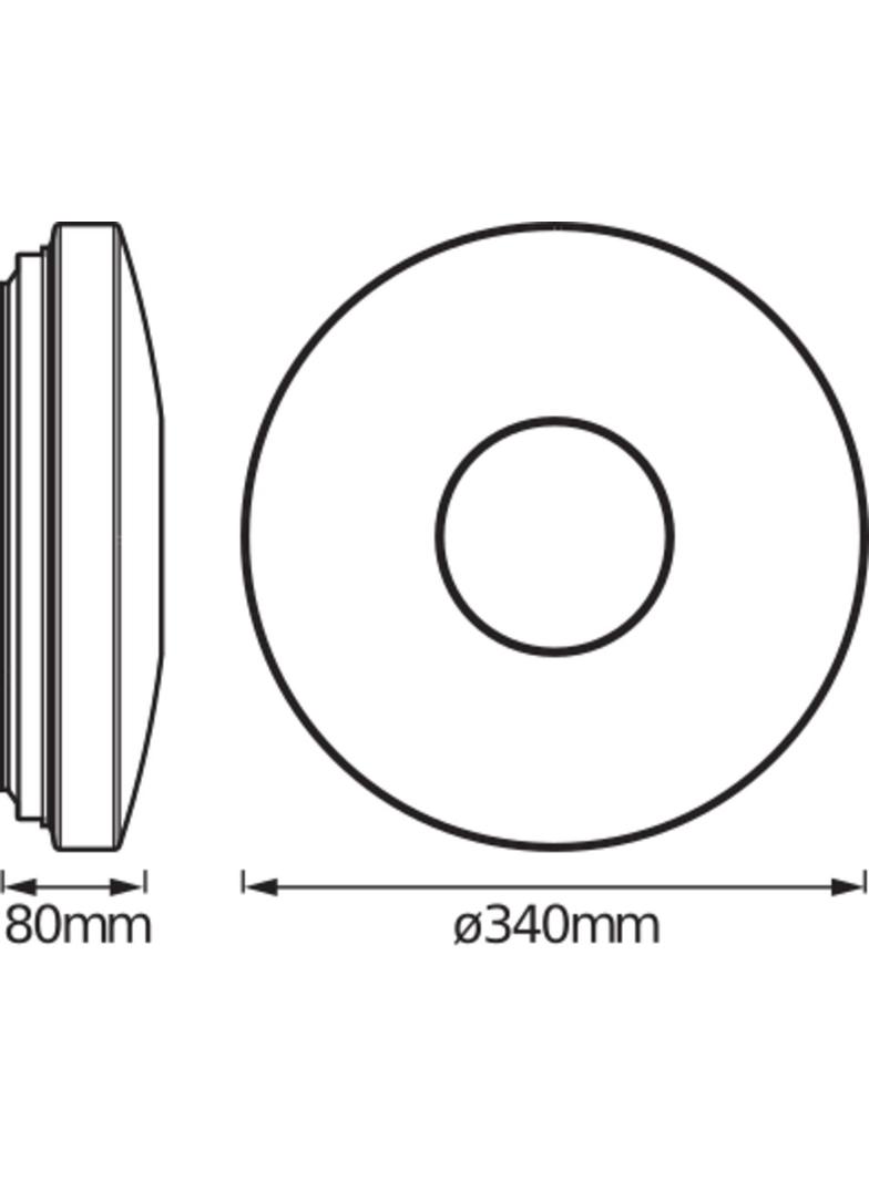Oprawa SMART+ Orbis Ceiling Kite WIFI RGB+TW 340mm WT