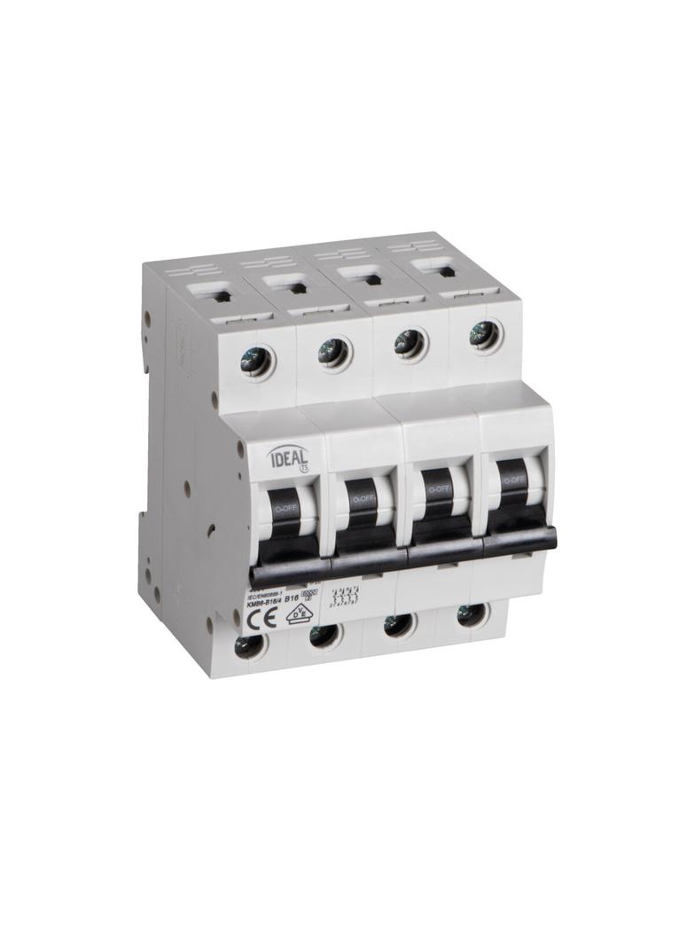 Wyłącznik nadprądowy 6kA 4P B16A KMB6-B16/4 32594 KANLUX