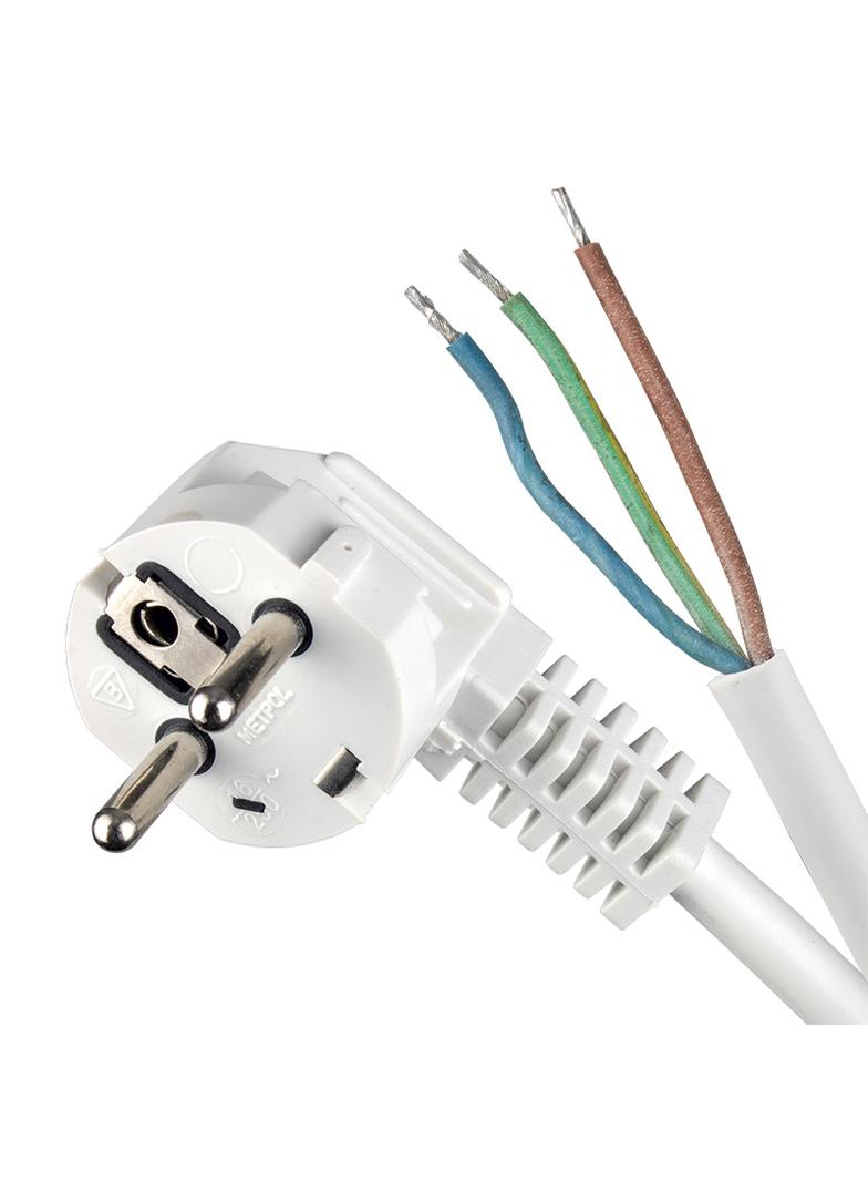 przewód przylaczeniowy W-OMYżo 3x1,0 biały 51.929 OPATÓWEK