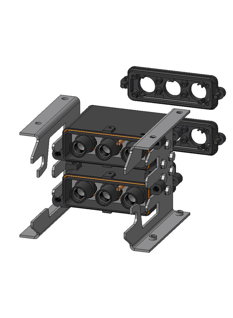HDC HP550 KIT 6F150 Złącze modułowe (przemysłowe) WEIDMULLER