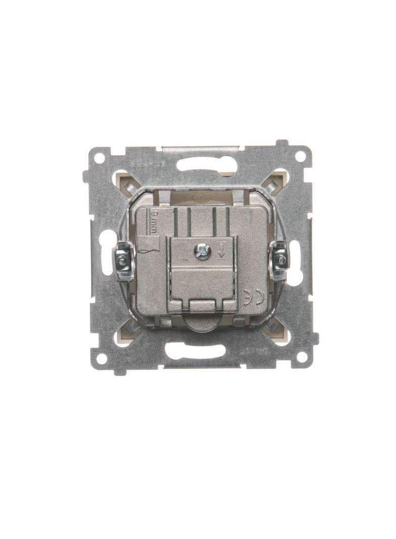 Simon 54 Gniazdo antenowe R-TV końcowe separowane tłum.1dB kremowy