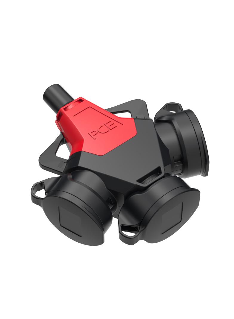 Rozgałęziacz potrójny Taurus2 z bolcem z zatyczką IP54 243711-srw PCE