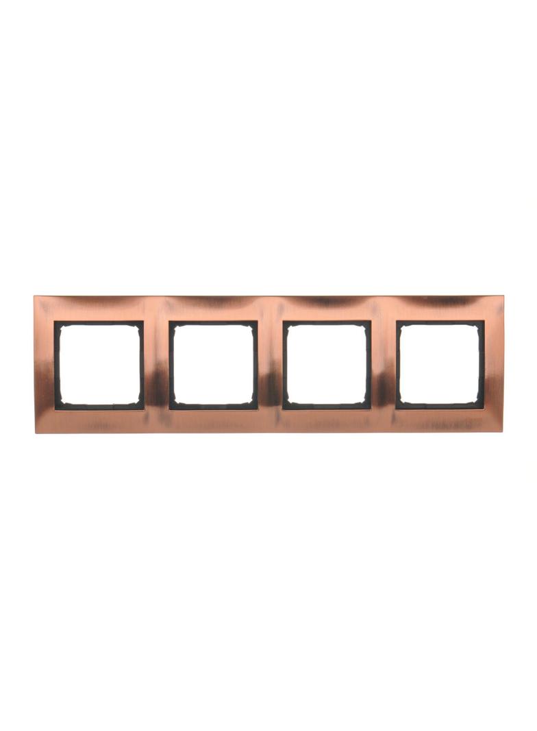 Simon 54 Premium Ramka 4-krotna PREMIUM IP20 / IP44 miedź rustykalna DR4/36 KONTAKT