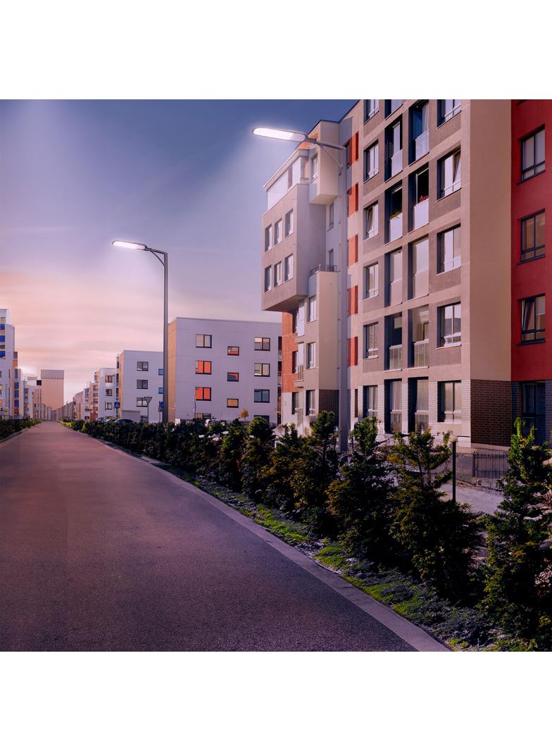 STREETOS 2 ULICZNA 100W NW 230V 145/75st IP65 IK09 555x172x114mm SZARY CZUJNIK ZMIERZCHU 5 LAT GW.