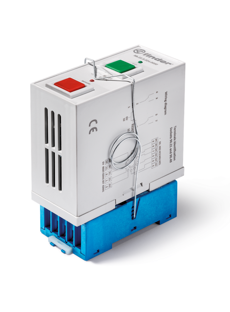 Przekaźnik bistabilny modułowy serii RB: 2P 8A 110…125V DC RB.22.9.125.0000 FINDER