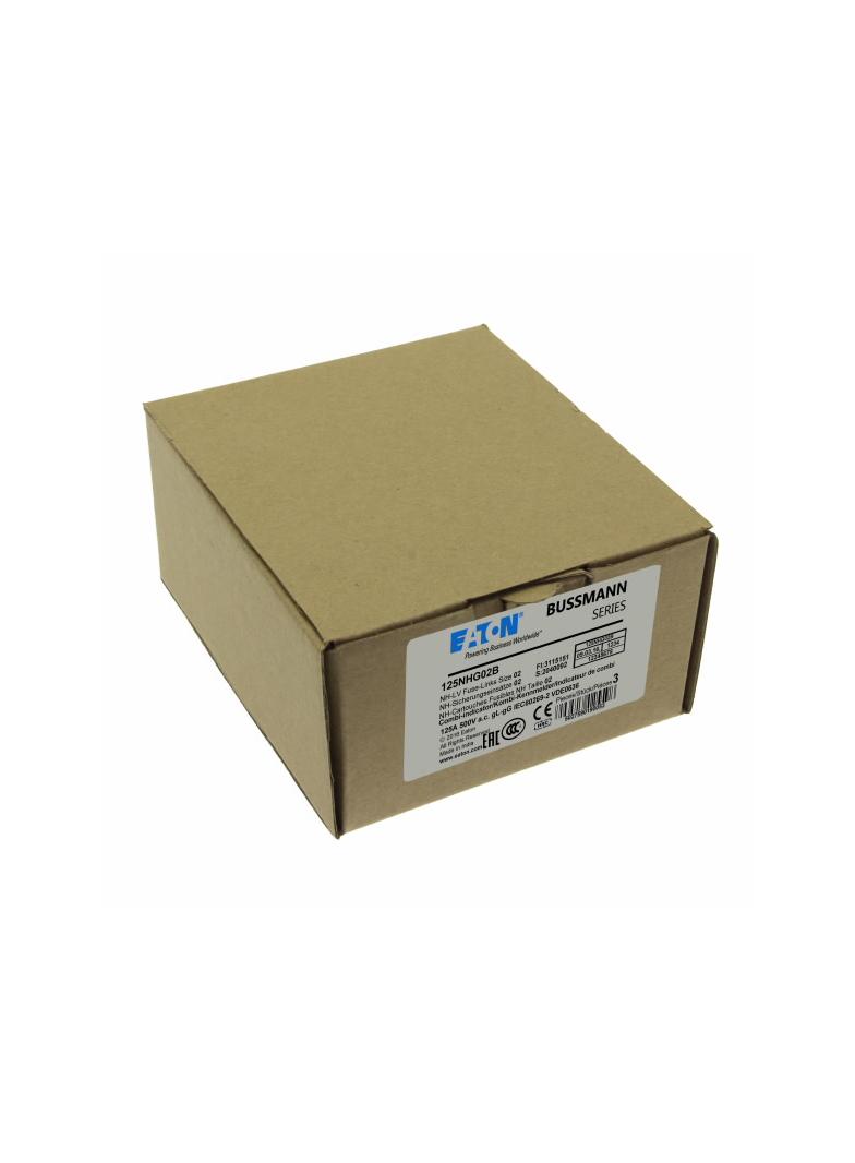 NH FUSE 125A 500V GG/GL SIZE 02 Wkładka NH02 125A 500V GL/GG podwójny wskaźnik 125NHG02B EATON