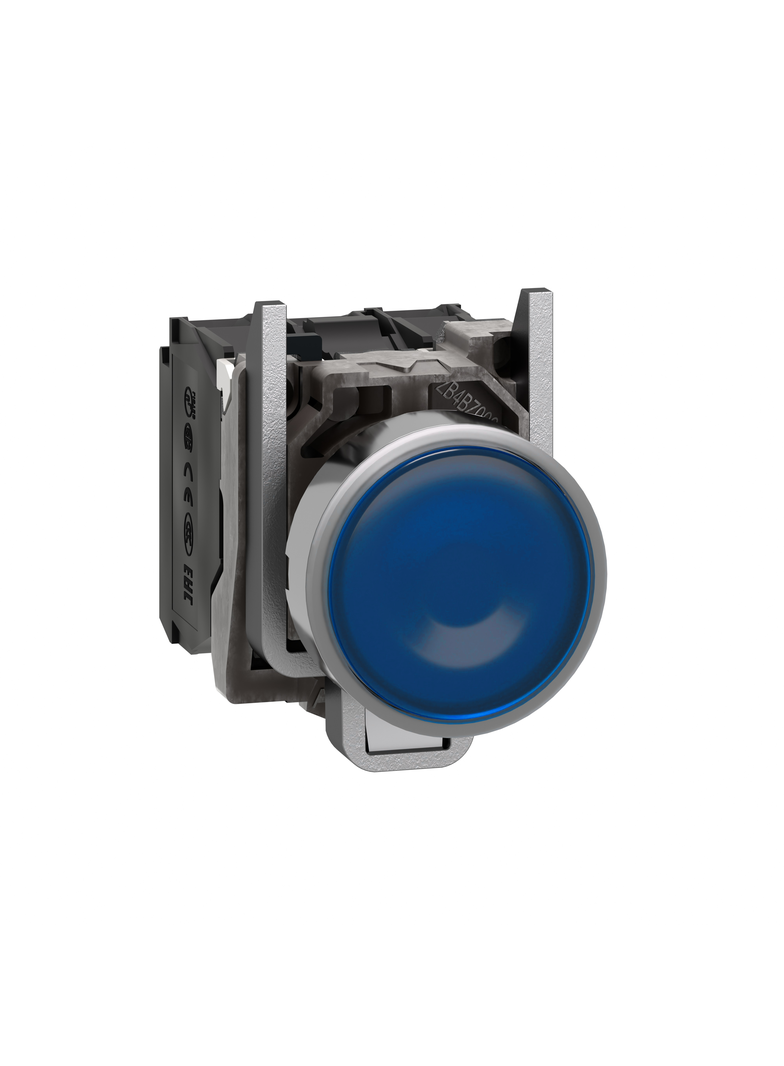 Harmony XB4 Przycisk płaski niebieski LED 230/240V