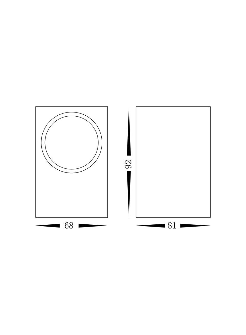 Kinkiet Ogrodowy BOKA 1xGU10 IP44