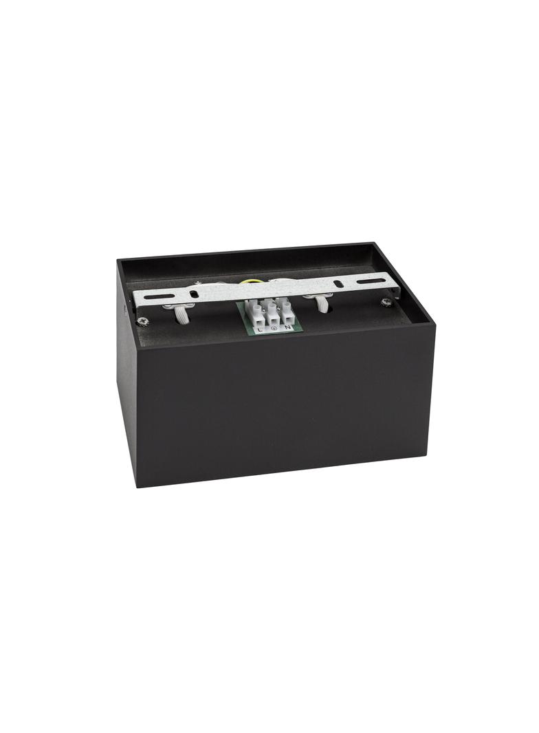 CHLOE DUO 2xGU10 IP20 prostokątna czarna oczko regulowane