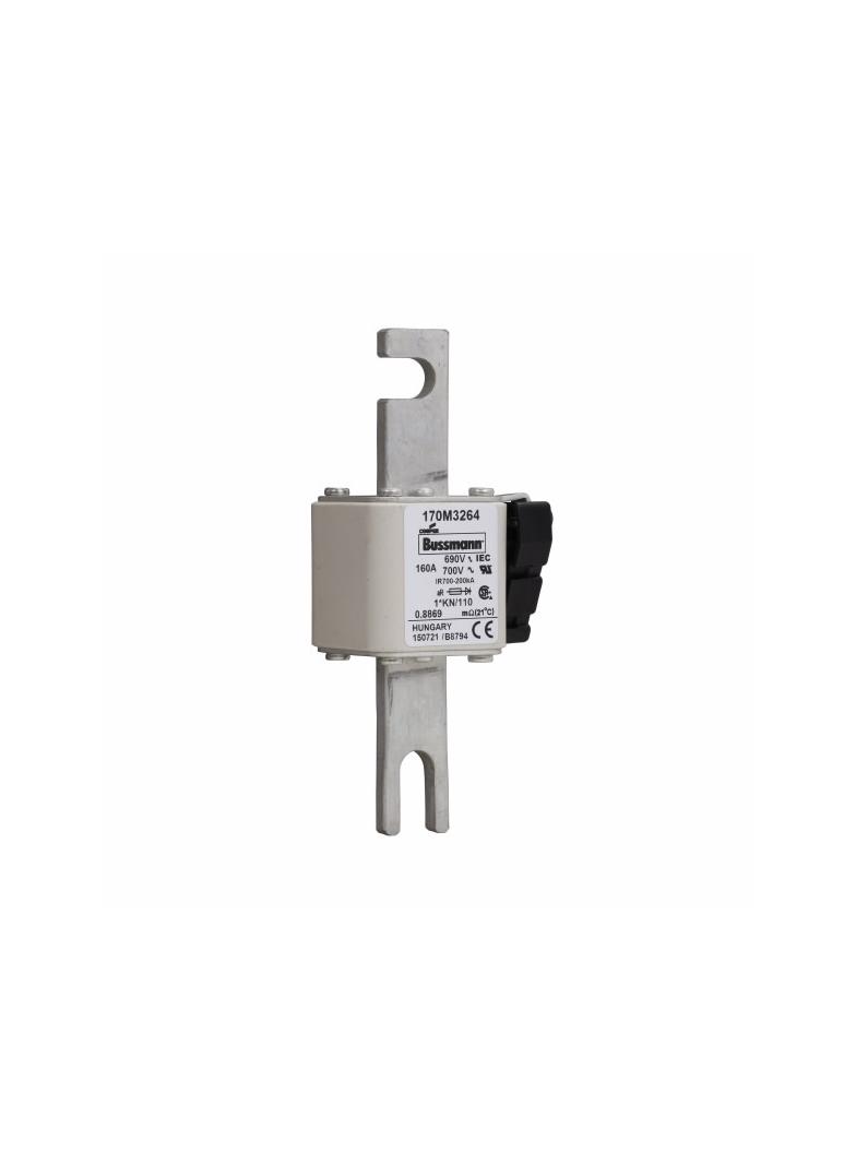 160A 690V 1*KN/110 aR INDICATOR FUSE Wkładka szybka 160A AC 690V compact DIN 1 45x58x134 m 170M3264