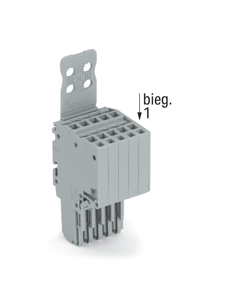 2-przewodowe gniazdo /10szt./ WAGO