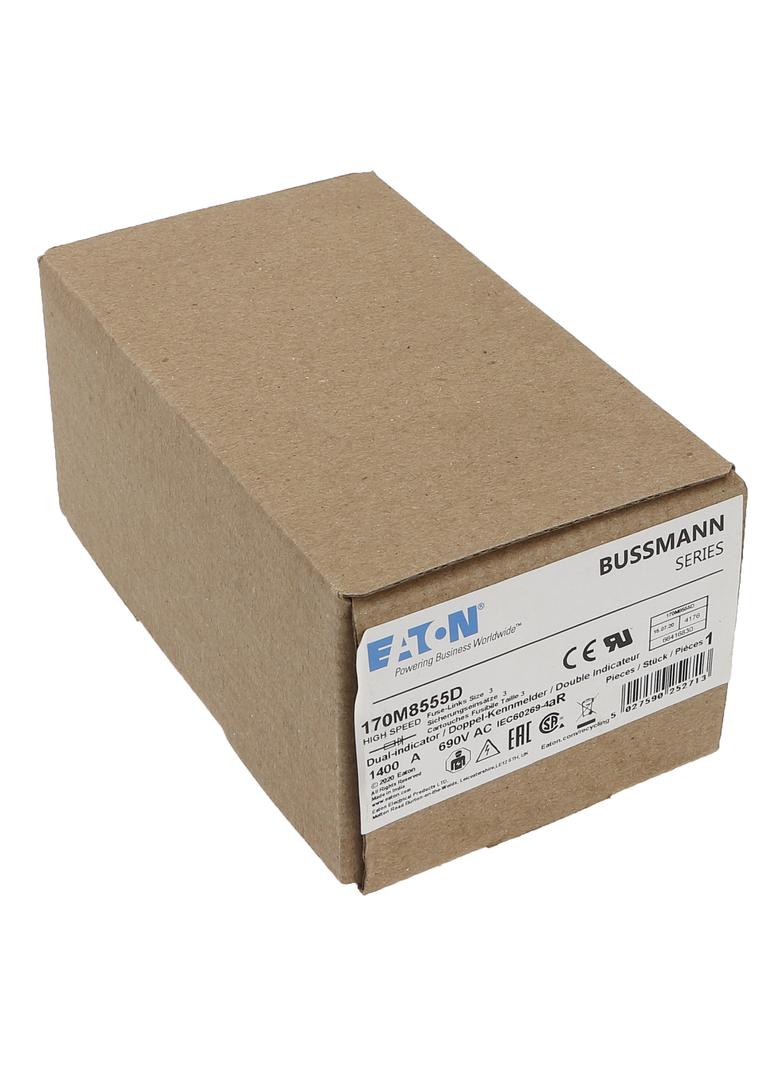 1400A 690V aR DIN 3 HSDNH FUSE Wkładka szybka 1400A AC 690V DIN 3 aR DIN IEC podwójny wskaź 170M8555