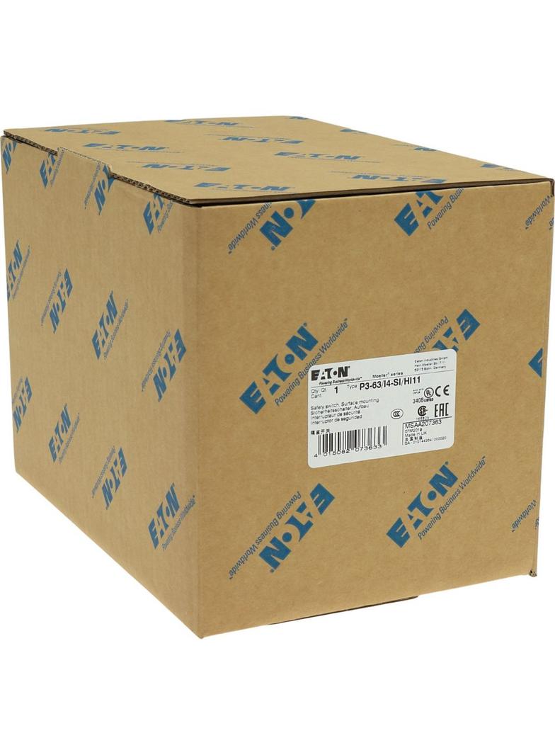 P3-63/I4-SI/HI11 Rozłącznik On/Off 63A 37kW 207363 EATON