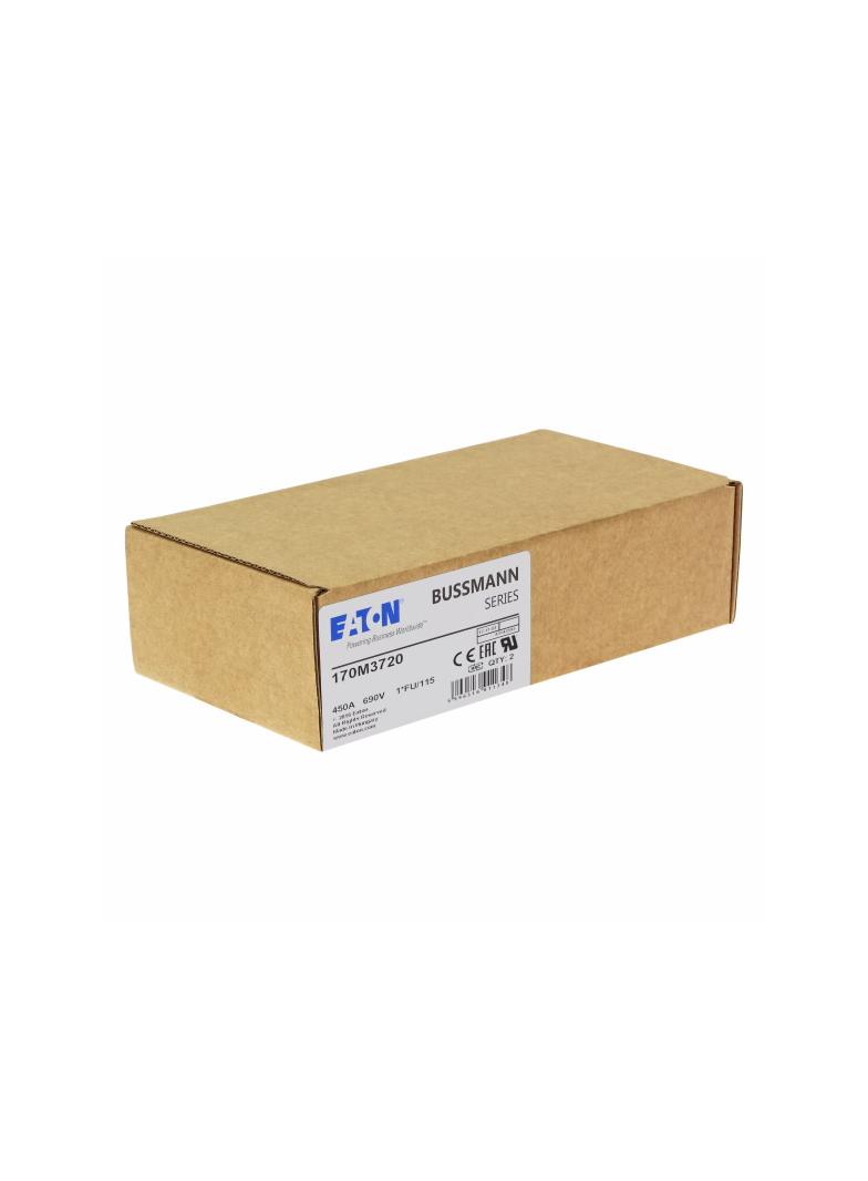 FUSE 450A 690V 1*FU/115 AR UC Wkładka szybka 450A AC 690V rozmiar 1 45x45x148 mm aR, 170M3720 EATON