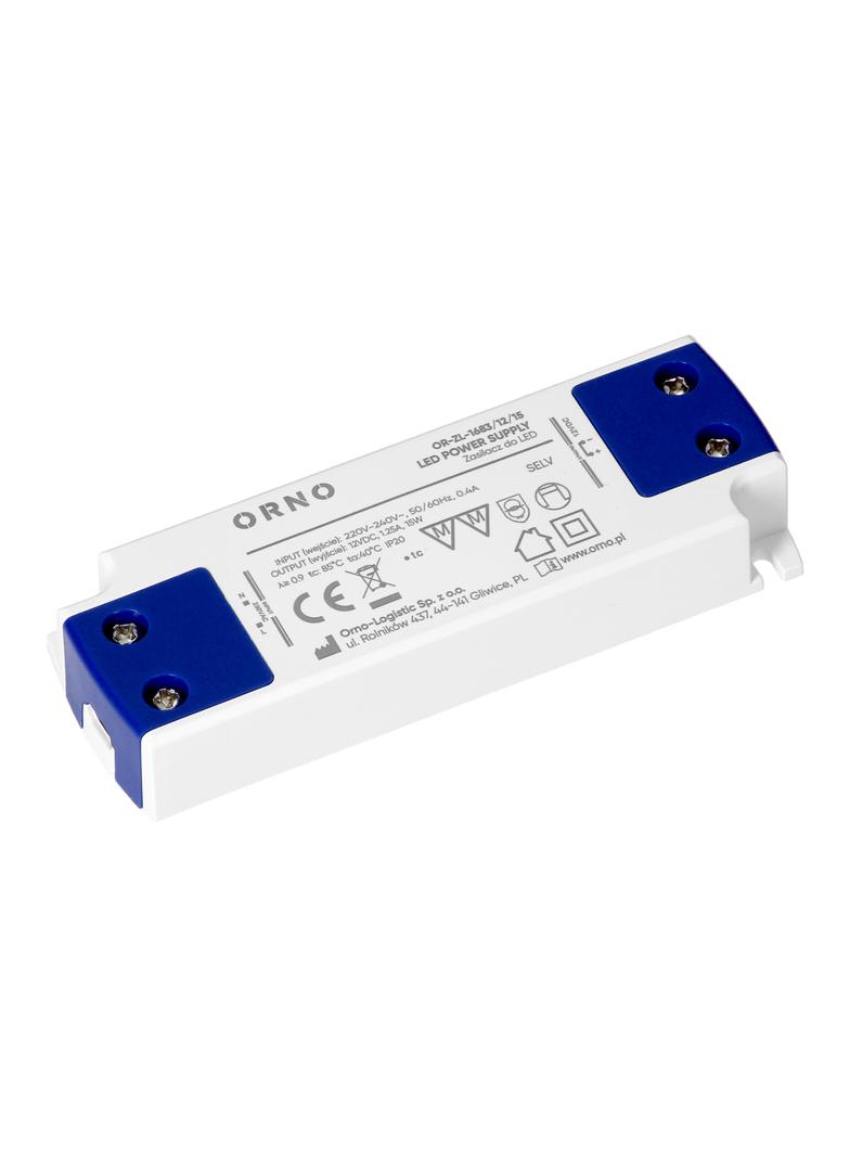 Zasilacz LED płaski, 12V DC, 15W, IP20