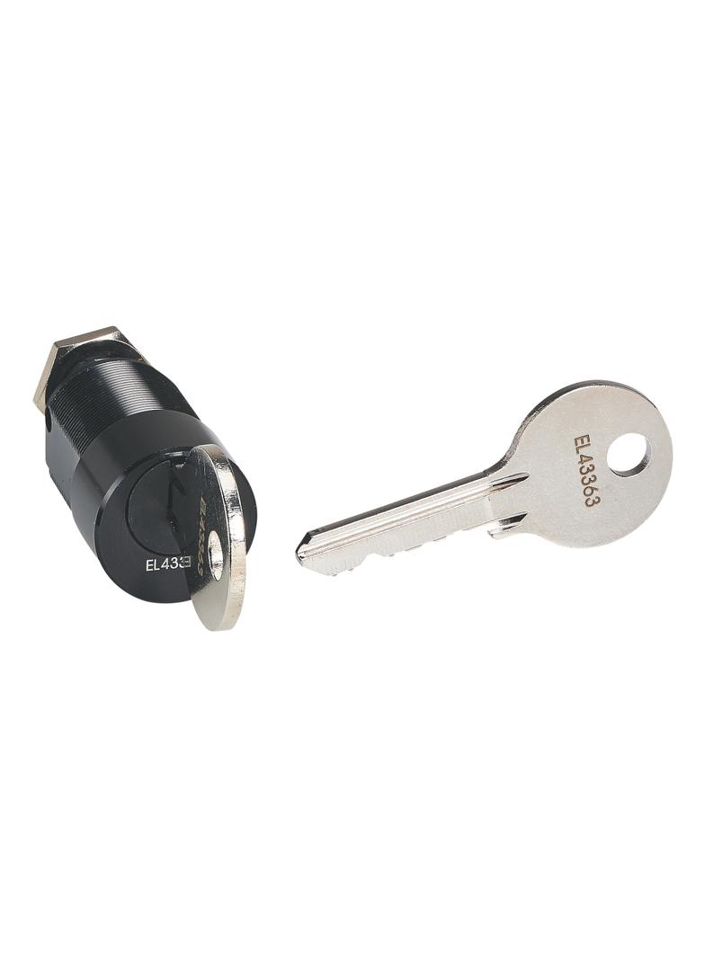 ZAMEK Z KLUCZEM PŁASKIM (KOD EL43363) DPX3 HP, Legrand