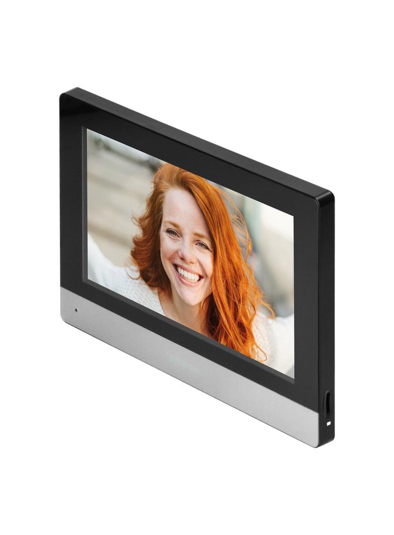 Wideo monitor bezsłuchawkowy, kolorowy, LCD 8'', dotykowy, WiFi + APP na telefon, z gniazdem na kartę OR-VID-MA-1079PMV/B ORNO
