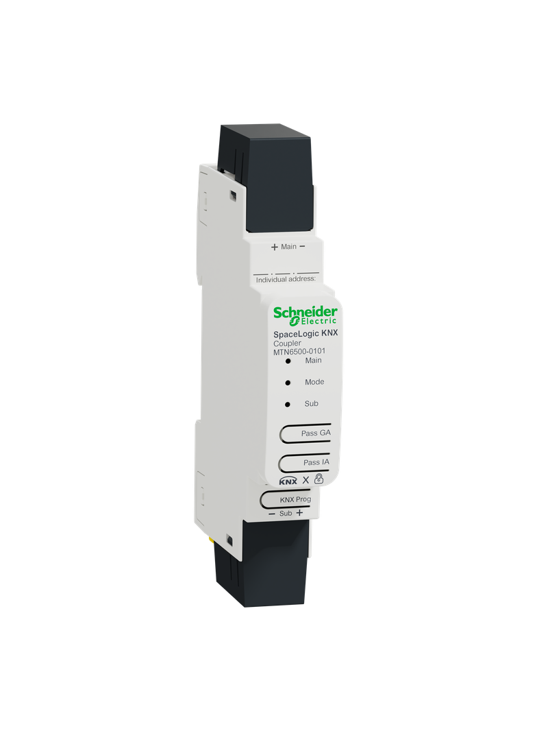 SpaceLogic KNX Sprzęgło na szynę DIN